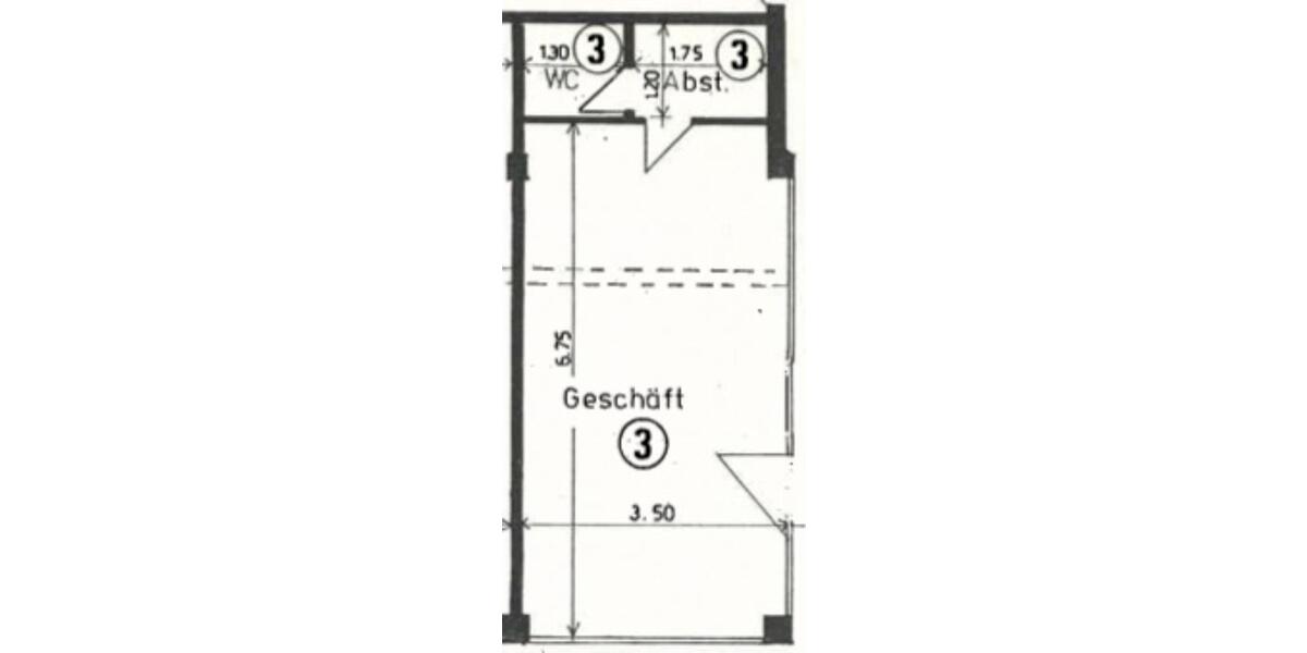 Schöne Ladenfläche in Fußgängerzone Moers zimmer