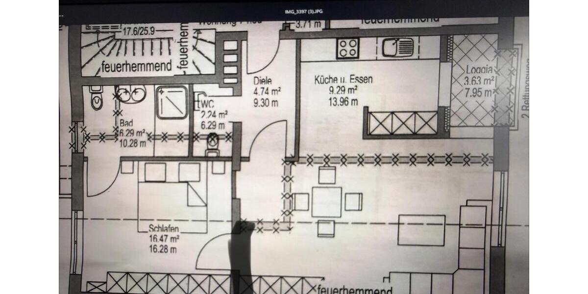 Etagenwohnung Gelsenkirchen Ückendorf - 2 Zimmer, 72 m&sup2;, 700&euro; | Angebot:25236290
