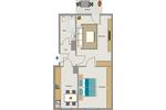 Erdgeschoßwohnung Essen Stadtbezirk III - 2.5 Zimmer, 51 m&sup2;, 436&euro; | Angebot:26358545