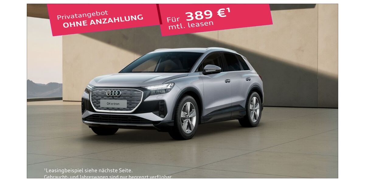 Audi Q4 e-tron 7.705 km 42.620 &euro; Duisburg 47249