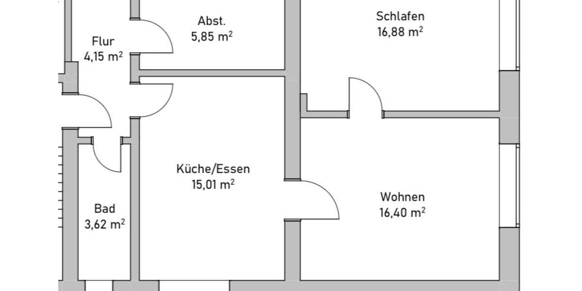 Etagenwohnung Marl Alt-Marl - 3 Zimmer, 62 m&sup2;, 700&euro; | Angebot:25395167