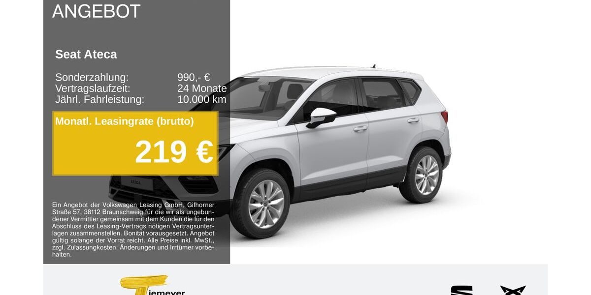 Seat Ateca 25.288 km 26.490 &euro; Duisburg 47059