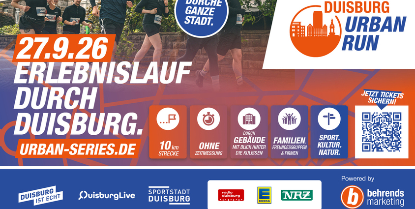 Duisburg Urban-Run 27.09.2026 Mercatorhalle