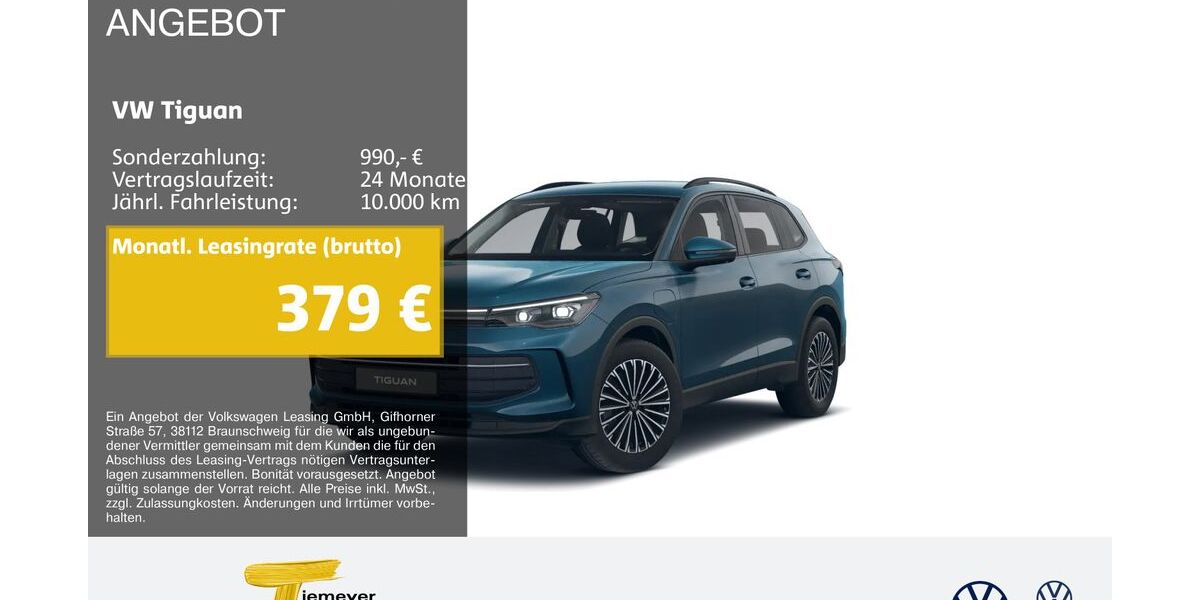VW Tiguan 15.762 km 39.870 &euro; Marl 45770