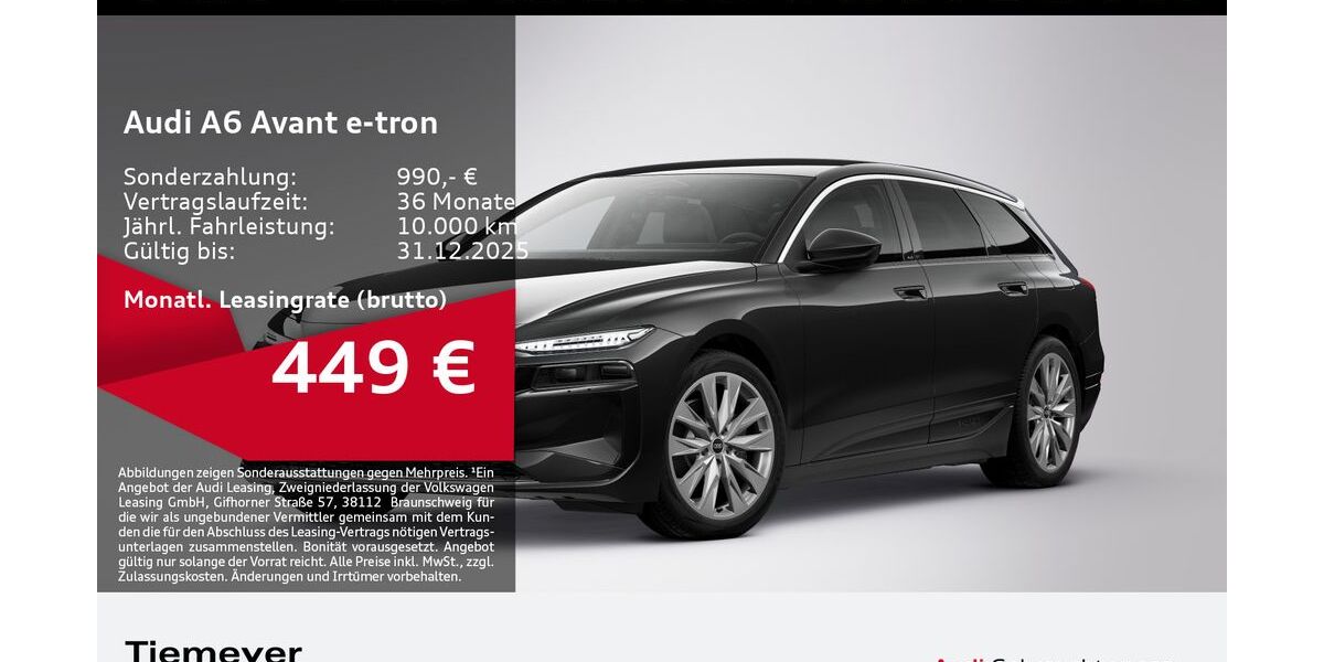 Audi A6 e-tron 17.271 km 52.540 &euro; Dorsten 46284