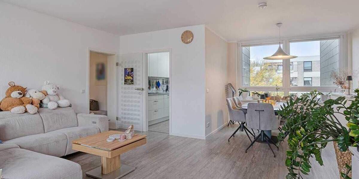 Lichtdurchflutete 4-Zimmer-Wohnung mit Loggia und TG-Stellplatz in Ratingen-Mitte 4 zimmer