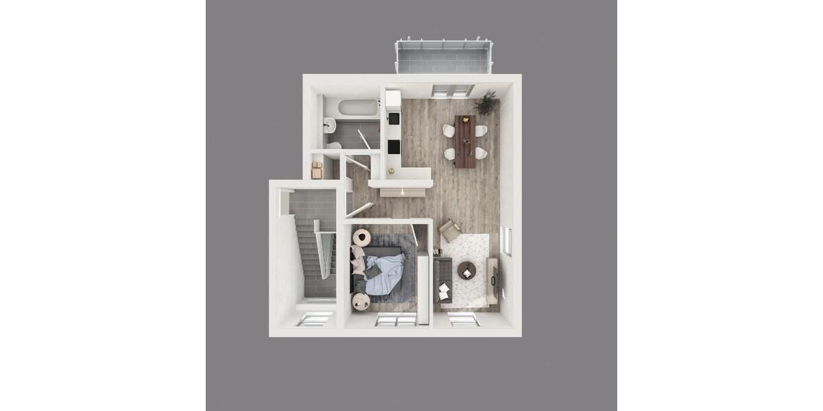 Dachgeschoßwohnung Bochum Bochum-Südwest - 2 Zimmer, 64 m&sup2;, 769&euro; | Angebot:26148549