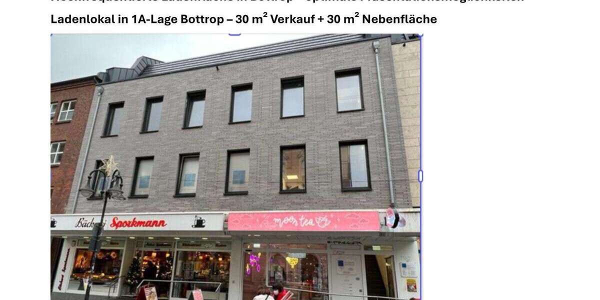 Einzelhandel in Bottrop 1.350 € 40 m² zimmer