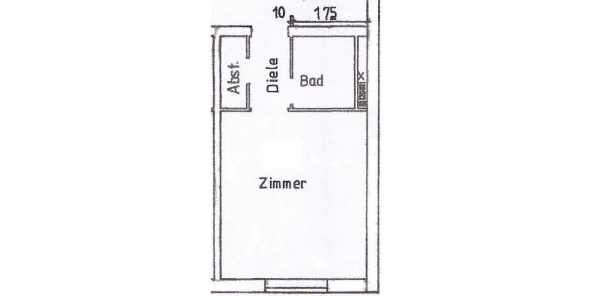 Etagenwohnung Essen Stadtbezirk V - 1 Zimmer, 19 m&sup2;, 365&euro; | Angebot:26635741