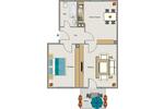 Erdgeschoßwohnung Essen Stadtbezirk V - 2.5 Zimmer, 56 m&sup2;, 522&euro; | Angebot:26329896