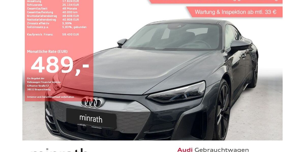 Audi e-tron GT 33.920 km 57.630 € Moers-Hülsdonk 47441