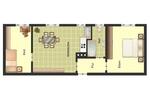 Erdgeschoßwohnung Duisburg Huckingen - 2 Zimmer, 51 m&sup2;, 469&euro; | Angebot:24796022