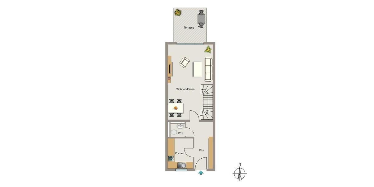 Etagenwohnung Duisburg Walsum - 4 Zimmer, 116 m&sup2;, 1.454&euro; | Angebot:26227964