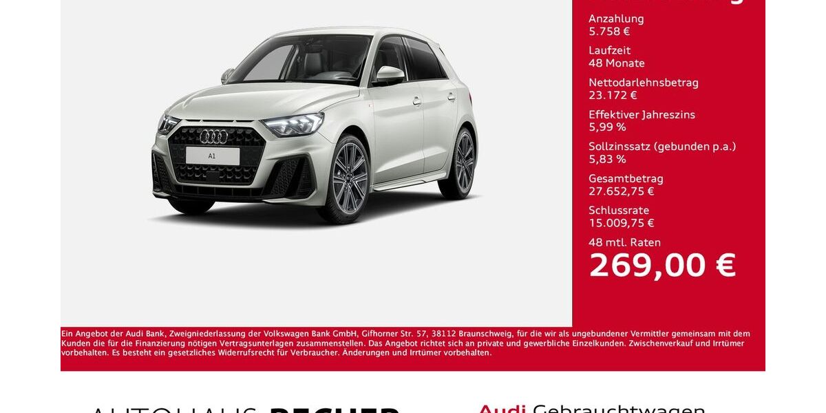 Audi A1 4.857 km 28.930 € Wesel 46485