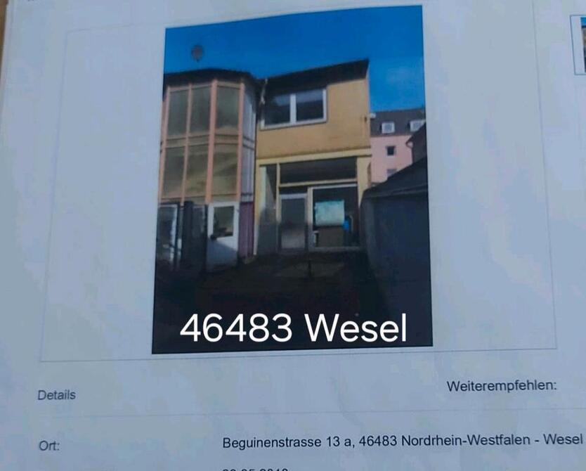 Lagerhaus Vermietung Wesel NRW