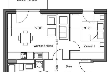 Wohnung Gelsenkirchen Gelsenkirchen-Mitte - 2 Zimmer, 54 m&sup2;, 189.000&euro; | Angebot:26588519