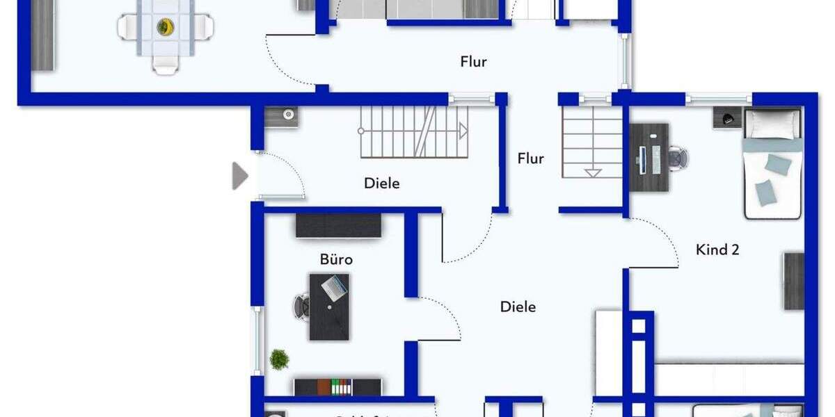 Lichtdurchflutete Eigentumswohnung mit Garten & vielseitigem Souterrain 5 zimmer