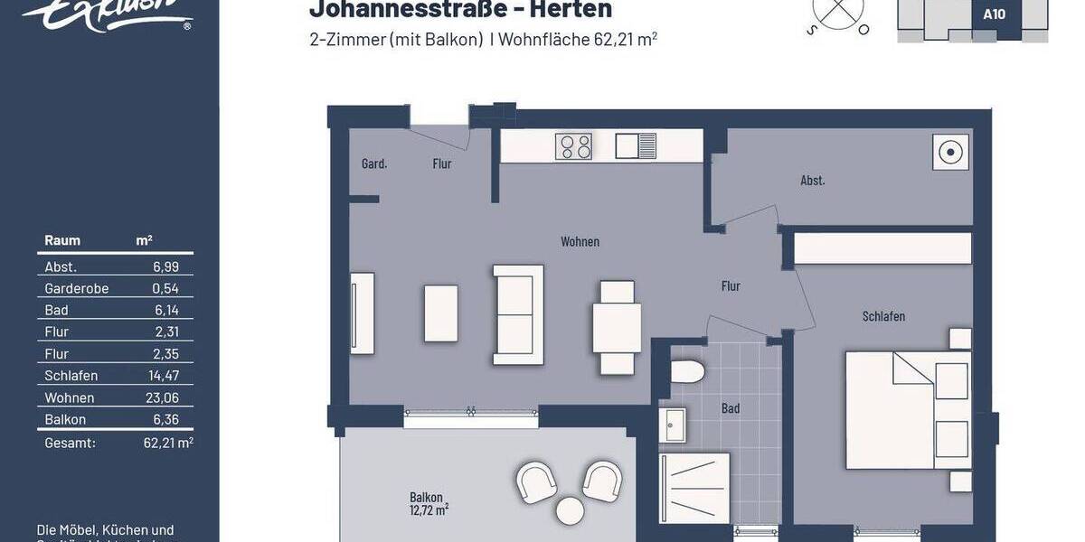 *NEUBAU* 2-Zimmer-Wohnung mit Balkon 2 zimmer