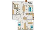 Etagenwohnung Duisburg Beeck - 4.5 Zimmer, 91 m&sup2;, 805&euro; | Angebot:26227988