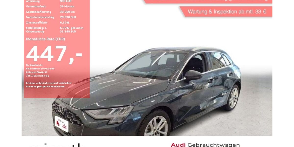 Audi A3 10.077 km 28.480 &euro; Moers-Hülsdonk 47441