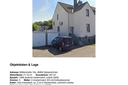 Reihenendhaus großer Garten Doppelgarage Gelsenkirchen-Buer