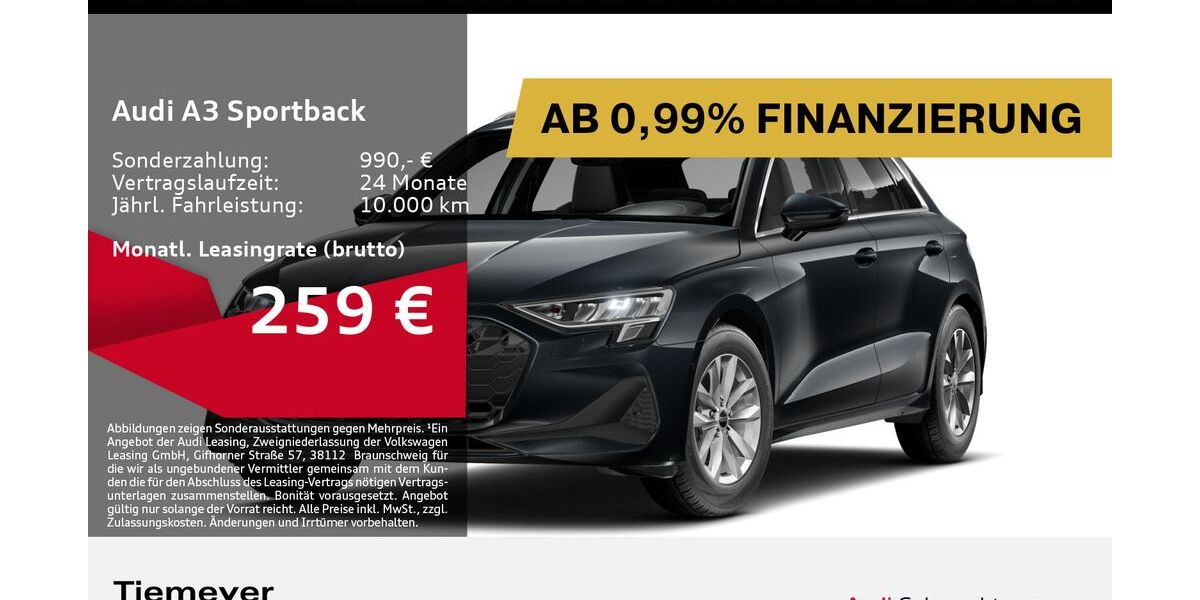 Audi A3 19.312 km 29.880 &euro; Bochum 44809