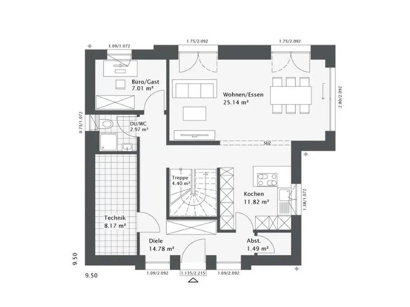 Neubauprojekt mit Charme – Ihr KfW 40 mit QNG Einfamilienhaus