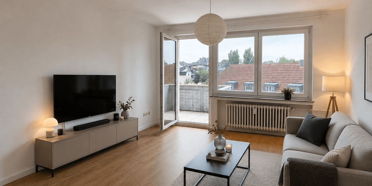 Etagenwohnung Duisburg Duisburg-Mitte - 2 Zimmer, 58 m&sup2;, 540&euro; | Angebot:27136648