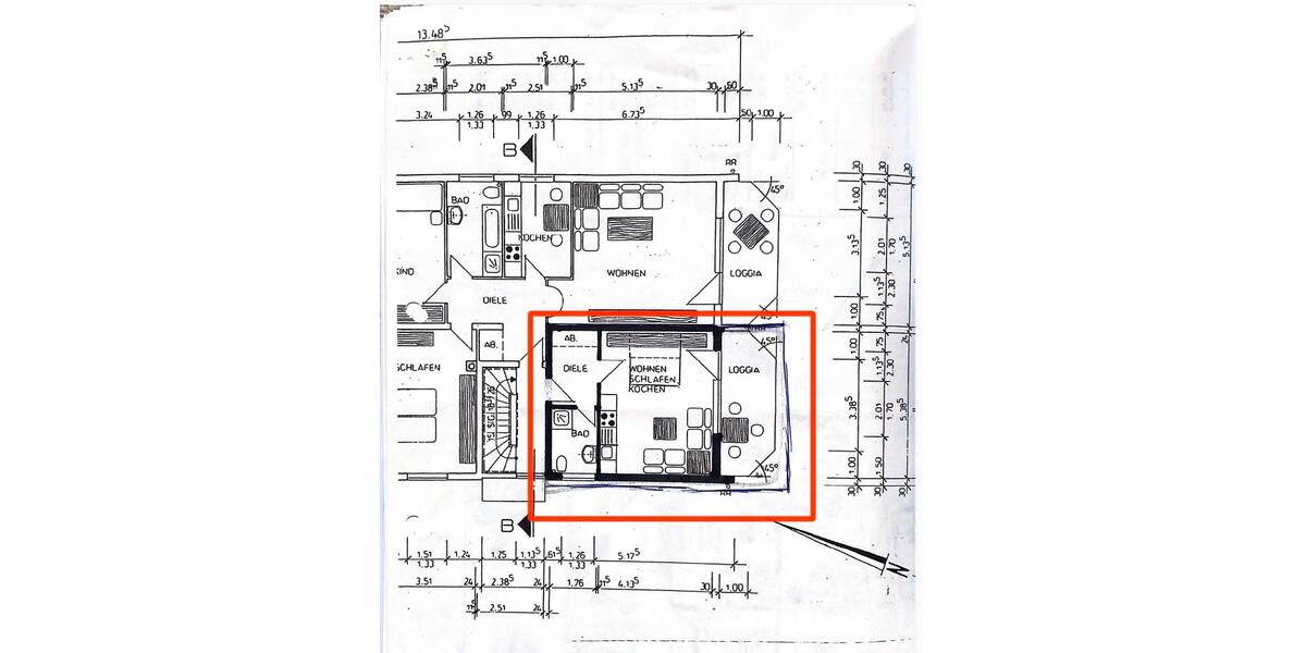 Etagenwohnung Witten Heven - 1 Zimmer, 36 m&sup2;, 99.000&euro; | Angebot:27122789
