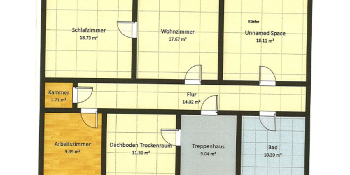 Dachgeschoßwohnung Gelsenkirchen Gelsenkirchen-Mitte - 3 Zimmer, 90 m&sup2;, 700&euro; | Angebot:24826571