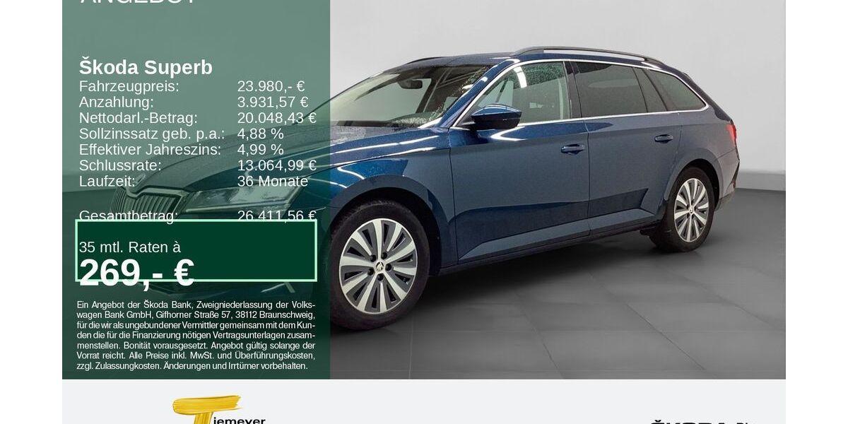 Skoda Superb 55.428 km 23.980 &euro; Bochum 44809