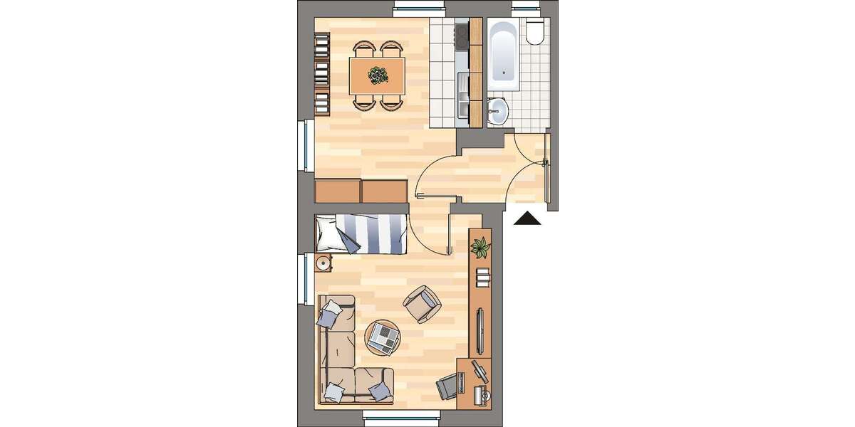 Wohnung zum Mieten in Herne 329 € 34.78 m² 1 zimmer