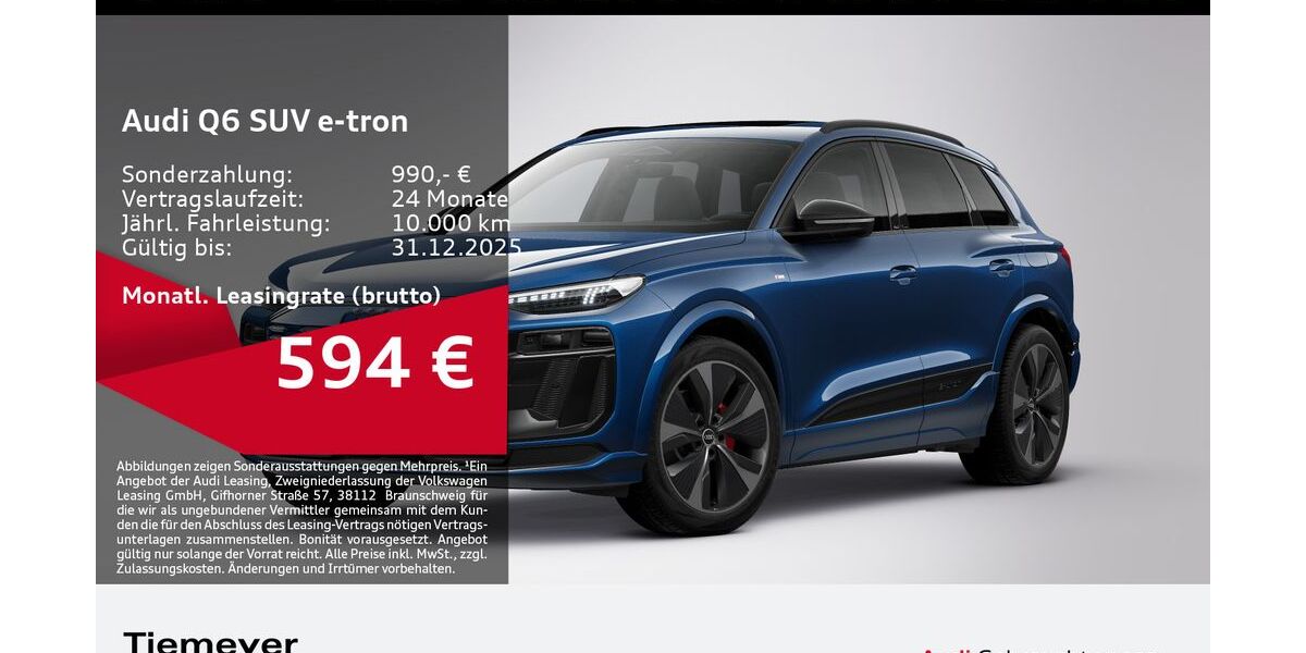 Audi Q6 e-tron 13.375 km 71.750 &euro; Dorsten 46284