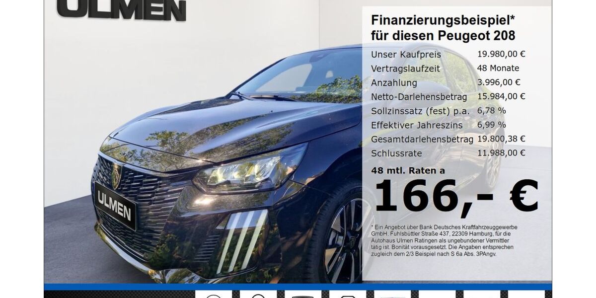 Peugeot 208 16.232 km 19.980 &euro; Ratingen 40880