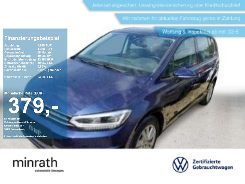 VW Touran 96.576 km 22.940 € Duisburg-Rheinhausen 47226