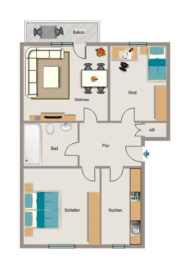 VIVAWEST modernisiert Ihre neue Wohnung. 3.5 zimmer