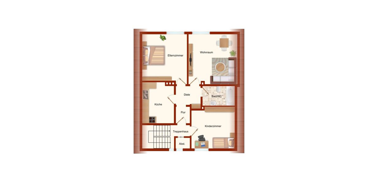 Provisionsfrei* Geräumiges, solides 2-FH mit Keller in Top Lage !!! - Zweifamilienhaus Wesel Obrighoven-Lackhausen | Angebot:25566115