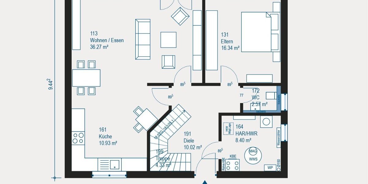 Individuell gestaltetes Einfamilienhaus in Sprockhövel - Flexibles Wohnen nach Ihren Wünschen - Einfamilienhaus Sprockhövel | Angebot:27698496
