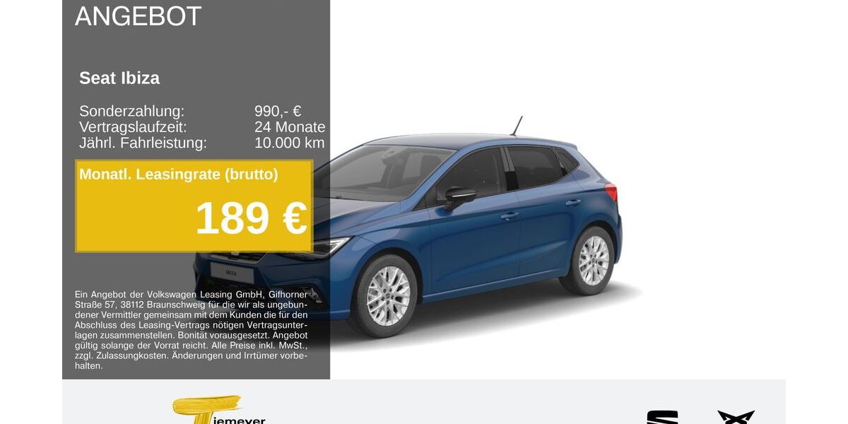 Seat Ibiza 24.451 km 22.980 &euro; Duisburg 47059