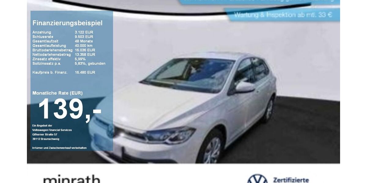 VW Polo 21.305 km 15.310 &euro; Duisburg-Rheinhausen 47226