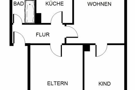 Klein aber fein - Gemütliche 3 Zimmer Whg. neuem Badezimmer! 3 zimmer