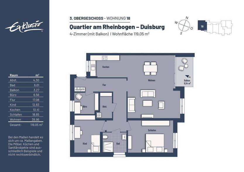Willkommen Energieeffizienz! Moderne Neubau-Eigentumswohnung. 4 zimmer