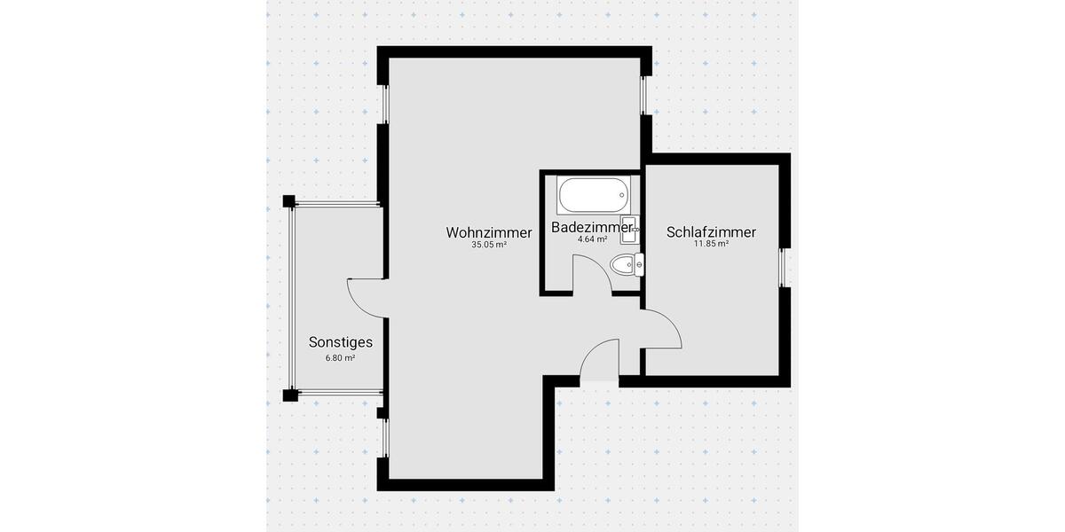 Nur mit WBS: Lichtdurchflutet & großzügig: 2-Zimmer-Wohnung mit Wintergarten zimmer