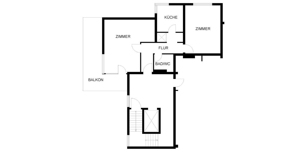 Etagenwohnung Herne Wanne-Bickern - 2.5 Zimmer, 66 m&sup2;, 453&euro; | Angebot:26453783