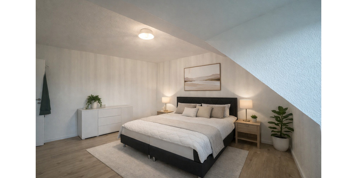 Dachgeschoßwohnung Essen Huttrop - 3 Zimmer, 70 m&sup2;, 129.000&euro; | Angebot:25175196