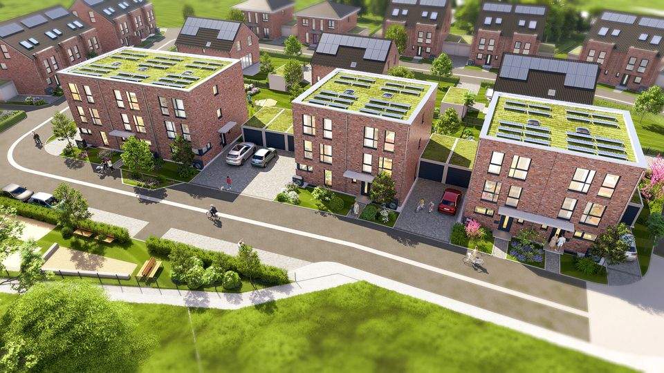 Lichtdurchflutetes, modernes Reiheneckhaus (Neubau) in schöner Wohnlage von Essen-Kettwig! 5 zimmer