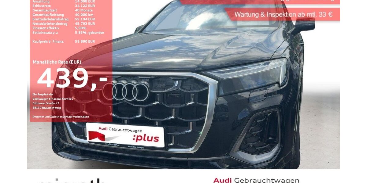Audi Q7 6.048 km 59.620 &euro; Moers-Hülsdonk 47441