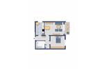 Etagenwohnung Voerde (Niederrhein) - 2.5 Zimmer, 57 m&sup2;, 456&euro; | Angebot:25871607