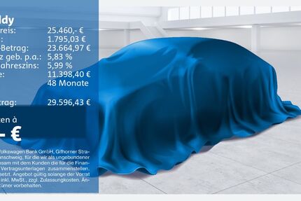 VW Caddy 15.558 km 25.460 &euro; Recklinghausen 45663
