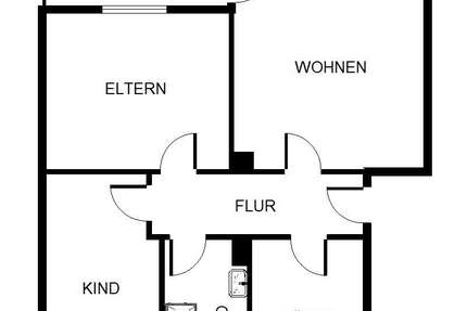 Wohnung Gelsenkirchen Hassel - 3 Zimmer, 64 m&sup2;, 439&euro; | Angebot:26947544